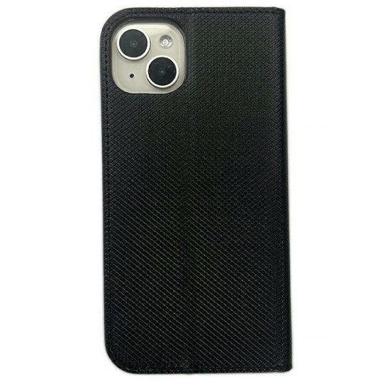 Smart Magnet book case iPhone 15 Pro Max 6.7" black Smart Magnet book case iPhone 15 Pro Max 6.7" black
