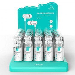 USAMS Set 30 pcs. EP-42 headphones 3.5 mm white/white SJ475HSTZ02