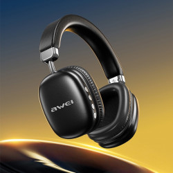 AWEI AT7 Bluetooth On-Ear Headphones Black/Black