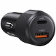 Car Charger USAMS YT Series CC283 60W 1xUSB-A 1xUSB-C black