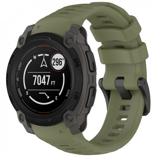 Techsuit Watchband 22mm (W076) Garmin Instinct E 45mm Green Techsuit Watchband 22mm (W076) Garmin Instinct E 45mm Green