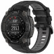 Techsuit  Watchband 22mm (W077)  Garmin Instinct 3 45mm / Instinct 3 45 Solar  Black/Gray