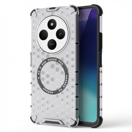 Techsuit  HoneyComb Shield MagSafe  Xiaomi Redmi 14C / Poco C75  White