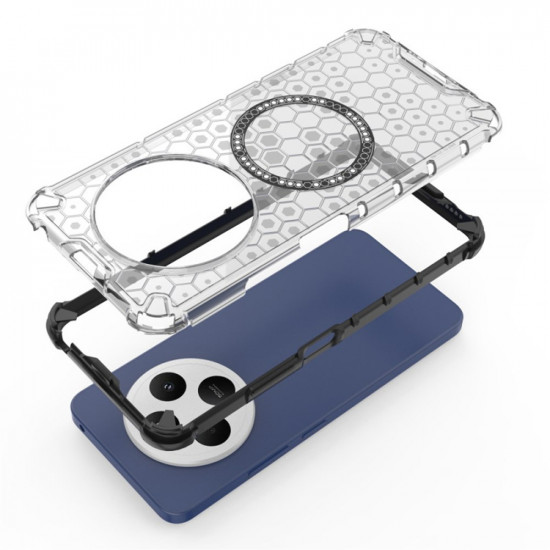 Techsuit  HoneyComb Shield MagSafe  Xiaomi Redmi 14C / Poco C75  White