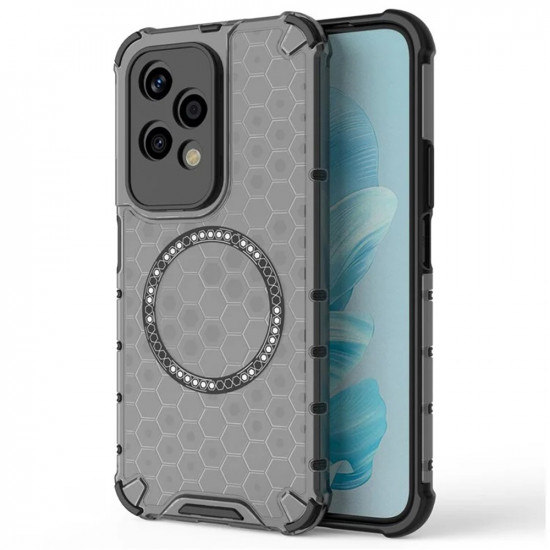 Techsuit HoneyComb Shield MagSafe Honor 200 Lite Black Techsuit HoneyComb Shield MagSafe Honor 200 Lite Black