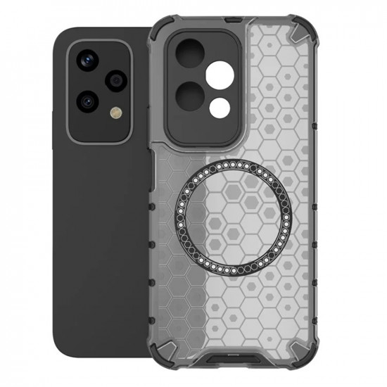Techsuit HoneyComb Shield MagSafe Honor 200 Lite Black Techsuit HoneyComb Shield MagSafe Honor 200 Lite Black
