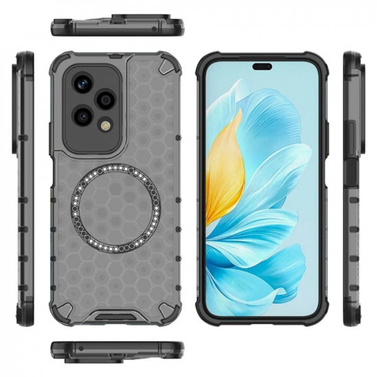 Techsuit HoneyComb Shield MagSafe Honor 200 Lite Black Techsuit HoneyComb Shield MagSafe Honor 200 Lite Black