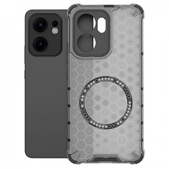 Techsuit HoneyComb Shield MagSafe Oppo Reno13 F 4G / Reno13 F 5G / Reno13 FS 5G Black Techsuit HoneyComb Shield MagSafe Oppo Reno13 F 4G / Reno13 F 5G / Reno13 FS 5G Black