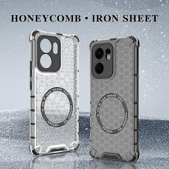 Techsuit HoneyComb Shield MagSafe Oppo Reno13 F 4G / Reno13 F 5G / Reno13 FS 5G Black Techsuit HoneyComb Shield MagSafe Oppo Reno13 F 4G / Reno13 F 5G / Reno13 FS 5G Black