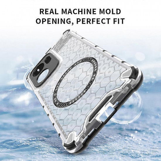 Techsuit HoneyComb Shield MagSafe Oppo Reno13 F 4G / Reno13 F 5G / Reno13 FS 5G Black Techsuit HoneyComb Shield MagSafe Oppo Reno13 F 4G / Reno13 F 5G / Reno13 FS 5G Black