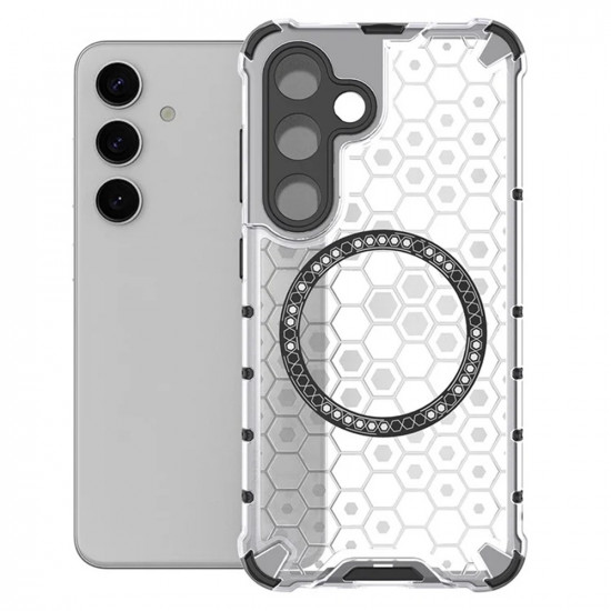Techsuit  HoneyComb Shield MagSafe  Samsung Galaxy S24  White