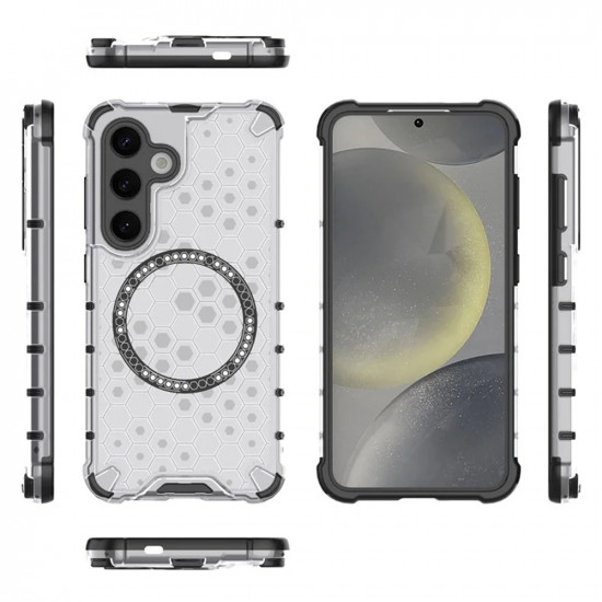 Techsuit  HoneyComb Shield MagSafe  Samsung Galaxy S24  White