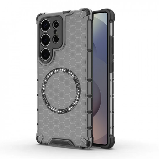 Techsuit  HoneyComb Shield MagSafe  Samsung Galaxy S25 Ultra  Black