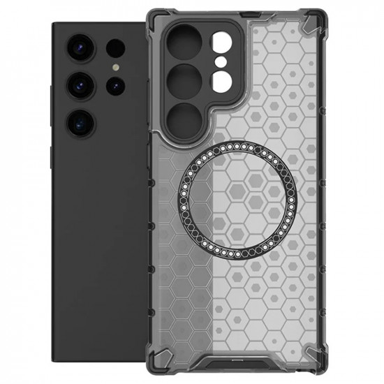 Techsuit  HoneyComb Shield MagSafe  Samsung Galaxy S25 Ultra  Black