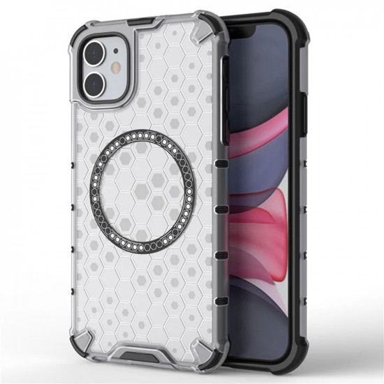 Techsuit HoneyComb Shield MagSafe iPhone 11 White Techsuit HoneyComb Shield MagSafe iPhone 11 White