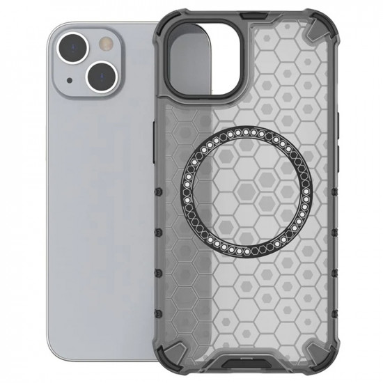 Techsuit  HoneyComb Shield MagSafe  iPhone 14  Black