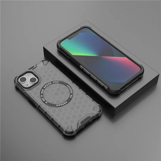 Techsuit  HoneyComb Shield MagSafe  iPhone 14  Black