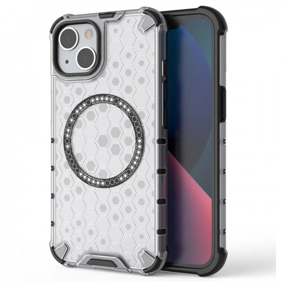 Techsuit  HoneyComb Shield MagSafe  iPhone 14  White