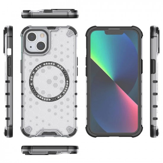 Techsuit  HoneyComb Shield MagSafe  iPhone 14  White