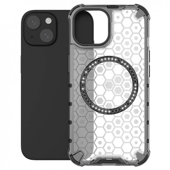 Techsuit  HoneyComb Shield MagSafe  iPhone 15  White