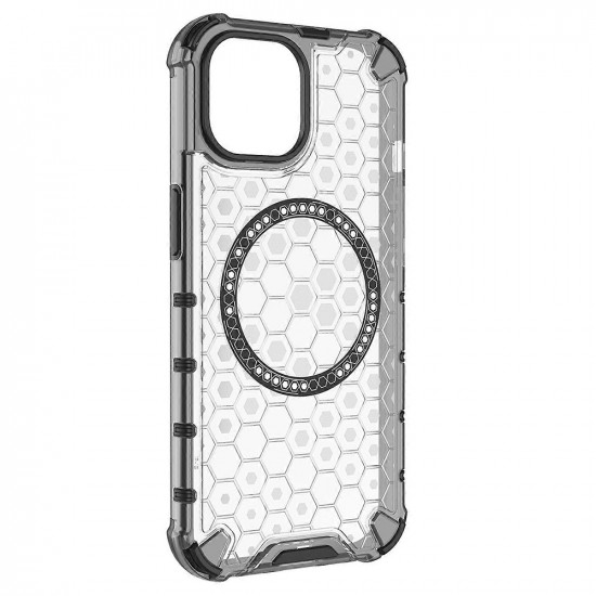 Techsuit  HoneyComb Shield MagSafe  iPhone 15  White