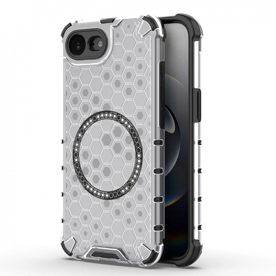 Techsuit  HoneyComb Shield MagSafe  iPhone 16e  White