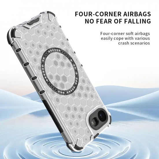 Techsuit  HoneyComb Shield MagSafe  iPhone 16e  White