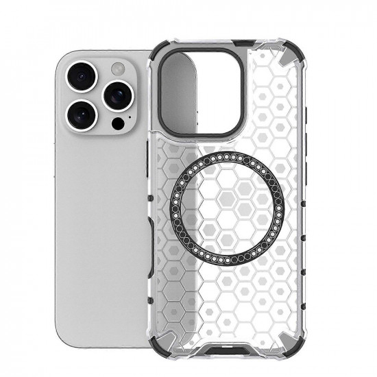 Techsuit  HoneyComb Shield MagSafe  iPhone 16 Pro Max  White