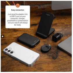 Fixed  Adapter (FIXDW GA BK)  Type C, for Garmin Fenix 5/6/7/7X/8/Epix/Venu 2/3/3S/VΓvoactive 3/4/5  Black Fixed  Adapter (FIXDW GA BK)  Type C, for Garmin Fenix 5/6/7/7X/8/Epix/Venu 2/3/3S/VΓvoactive 3/4/5  Black