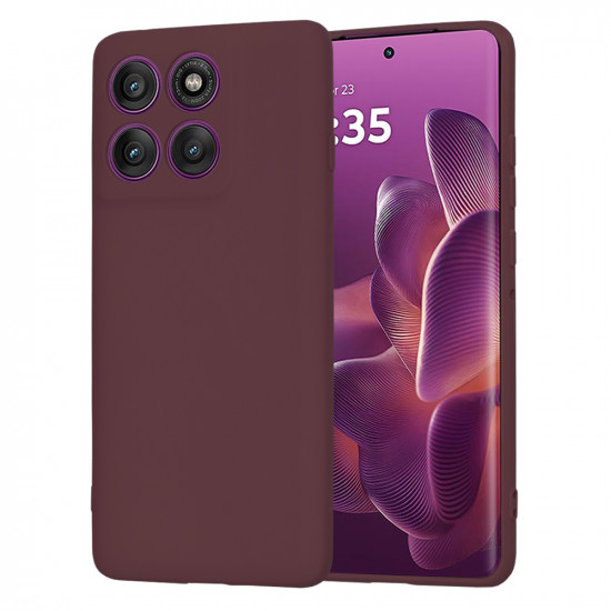 Techsuit  SoftFlex  Motorola Edge 60 Pro  Plum Red