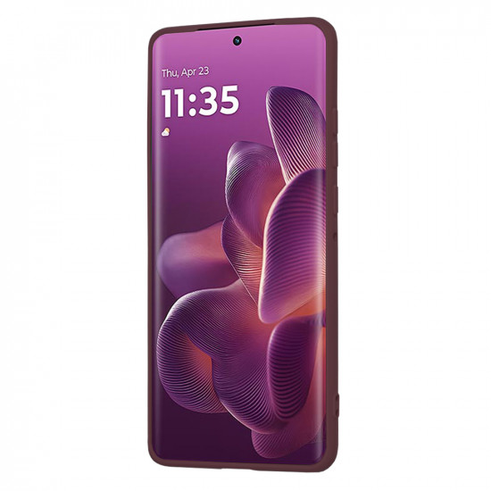 Techsuit  SoftFlex  Motorola Edge 60 Pro  Plum Red