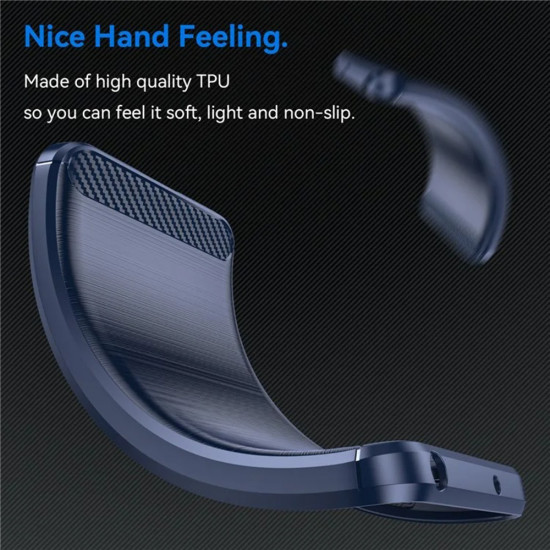 Techsuit Carbon Silicone Oppo A5 Pro 4G / A5 Pro 5G Blue Techsuit Carbon Silicone Oppo A5 Pro 4G / A5 Pro 5G Blue