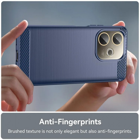 Techsuit Carbon Silicone Oppo A5 Pro 4G / A5 Pro 5G Blue Techsuit Carbon Silicone Oppo A5 Pro 4G / A5 Pro 5G Blue