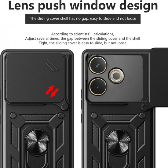 Techsuit  CamShield Series  Oppo A5 Pro 4G / A5 Pro 5G  Black