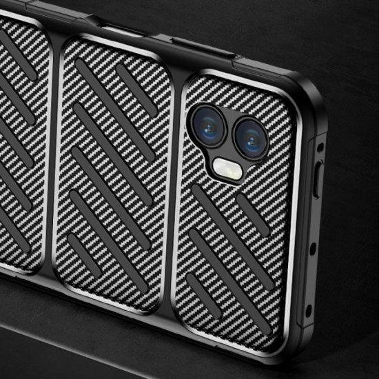 Techsuit CarbonFiber Samsung Galaxy Xcover7 Pro Black Techsuit CarbonFiber Samsung Galaxy Xcover7 Pro Black