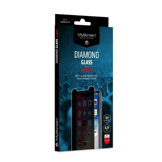 MS antiSPY Diamond Glass iPhone 13 /13 Pro Tempered Glass MS antiSPY Diamond Glass iPhone 13 /13 Pro Tempered Glass