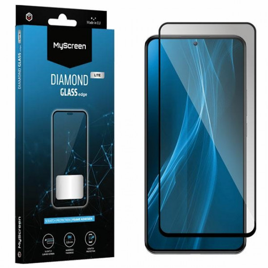 MS Diamond Glass Edge FG Xiaomi Redmi Note 12s black/black Full Glue