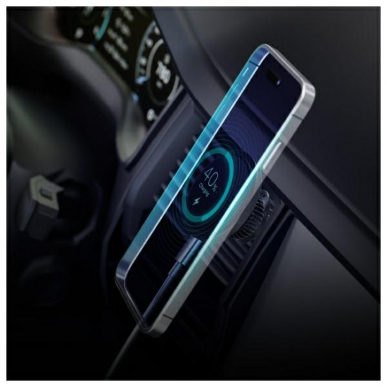 3MK Car MagCharger 15W inductive charging holder for air vent black