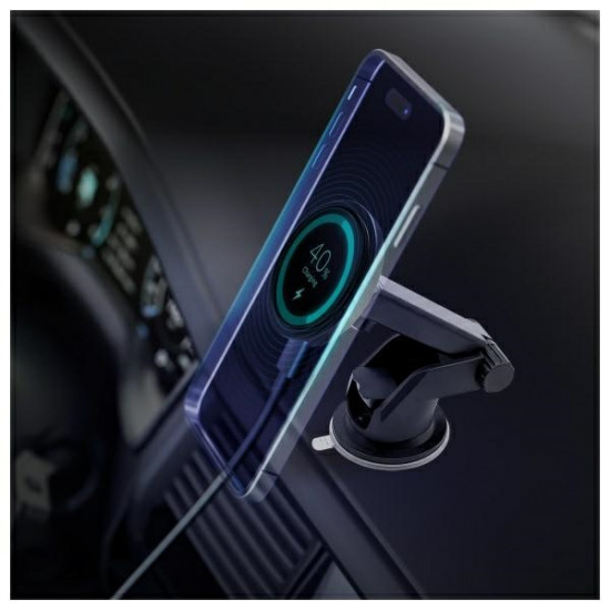 3MK Car MagCharger 15W inductive charging holder for windshield/dashboard black 3MK Car MagCharger 15W inductive charging holder for windshield/dashboard black