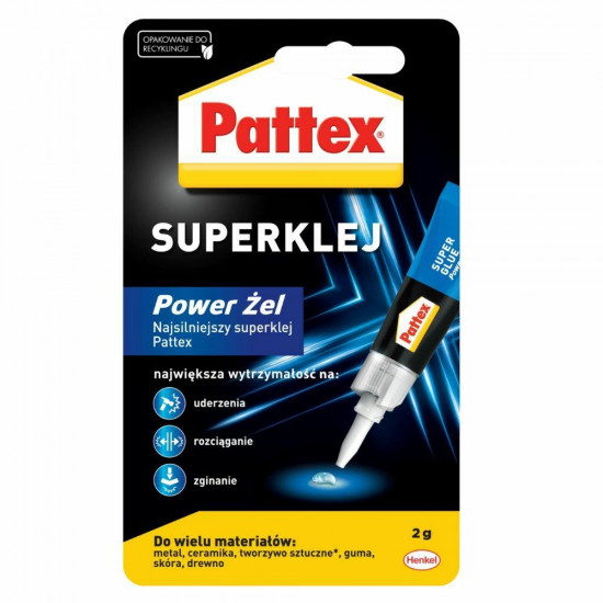 PATTEX SOS 2G INSTANT GLUE GEL TUBE PATTEX SOS 2G INSTANT GLUE GEL TUBE