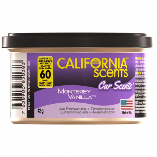 California Scents Monterey Vanilla Car Fragrance