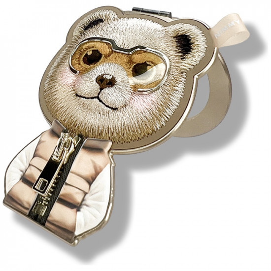 Magnetic pendant Nimmy Cool&amp;Cute 2.0 Bear brown
