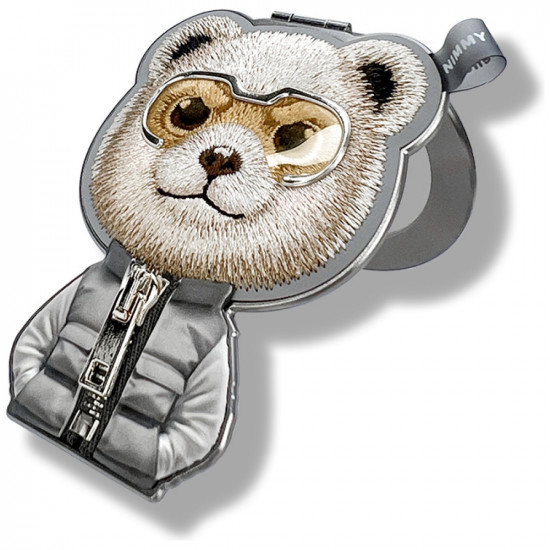 Magnetic pendant Nimmy Cool&amp;Cute 2.0 Bear gray