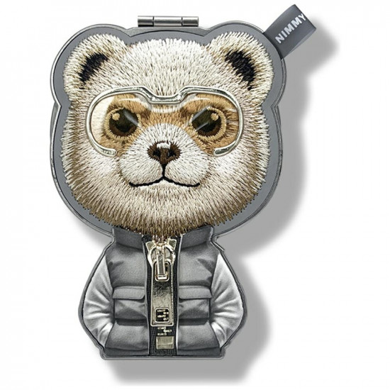 Magnetic pendant Nimmy Cool&amp;Cute 2.0 Bear gray