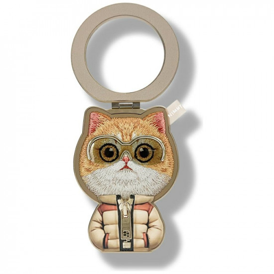 Magnetic pendant Nimmy Cool&amp;Cute 2.0 Cat brown
