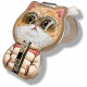 Magnetic pendant Nimmy Cool&amp;Cute 2.0 Cat brown