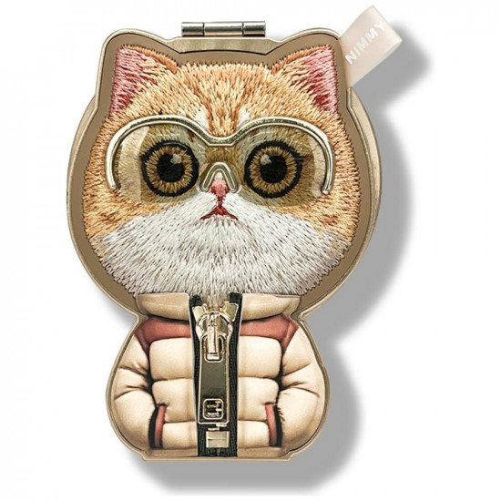 Magnetic pendant Nimmy Cool&amp;Cute 2.0 Cat brown