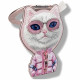 Magnetic pendant Nimmy Cool&amp;Cute 2.0 Cat pink