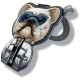 Magnetic pendant Nimmy Cool&amp;Cute 2.0 Dog black