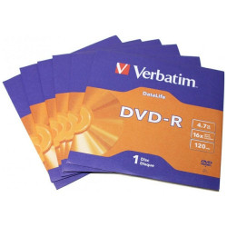 DVD-R Verbatim Datalife 4.7GB 16X 43844